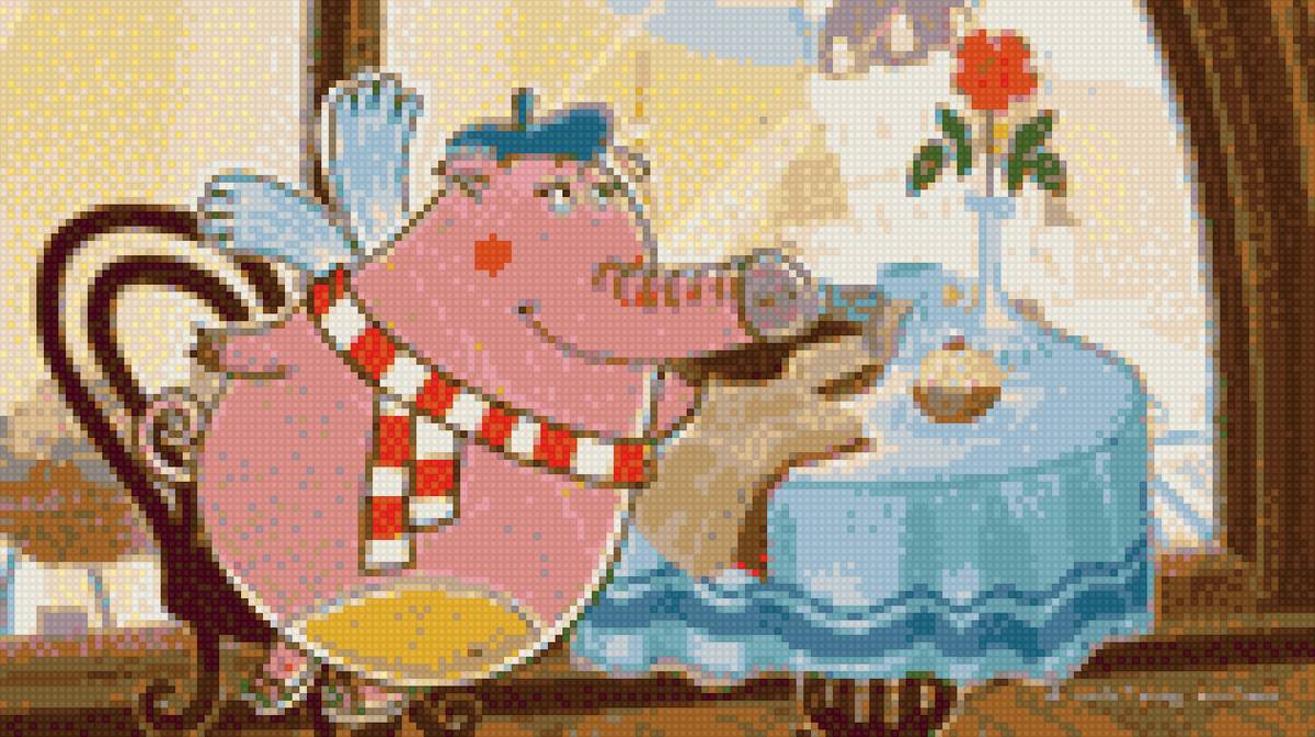 Свинка Софи из мультфильма Летающие звери - свинка - предпросмотр