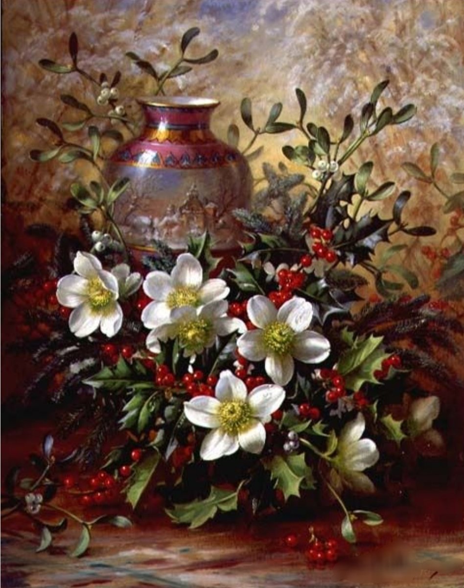 Натюрморт с цветами - цветы, живопись - оригинал