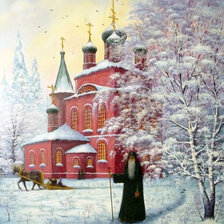 Оригинал схемы вышивки «Худ. Марков В.Н. Красная церковь» (№1829111)