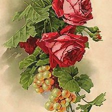 Оригинал схемы вышивки «розы» (№1835527)