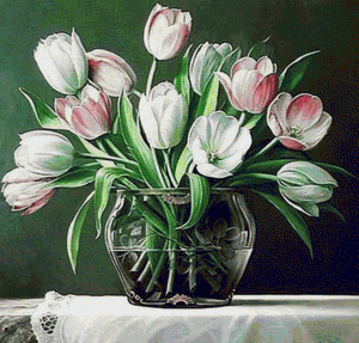 Серия "Букет" - букет, цветы, тюльпаны - предпросмотр