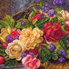 Оригинал схемы вышивки «Букет цветов» (№1845898)