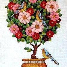 Схема вышивки «дерево счастья»