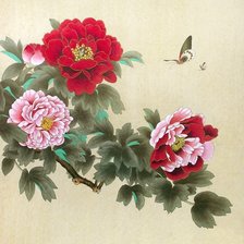 Оригинал схемы вышивки «Цветы.» (№1859286)
