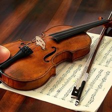 Оригинал схемы вышивки «скрипка» (№1862304)