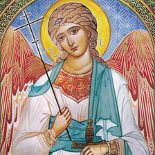 Схема вышивки «Святой ангел-хранитель»