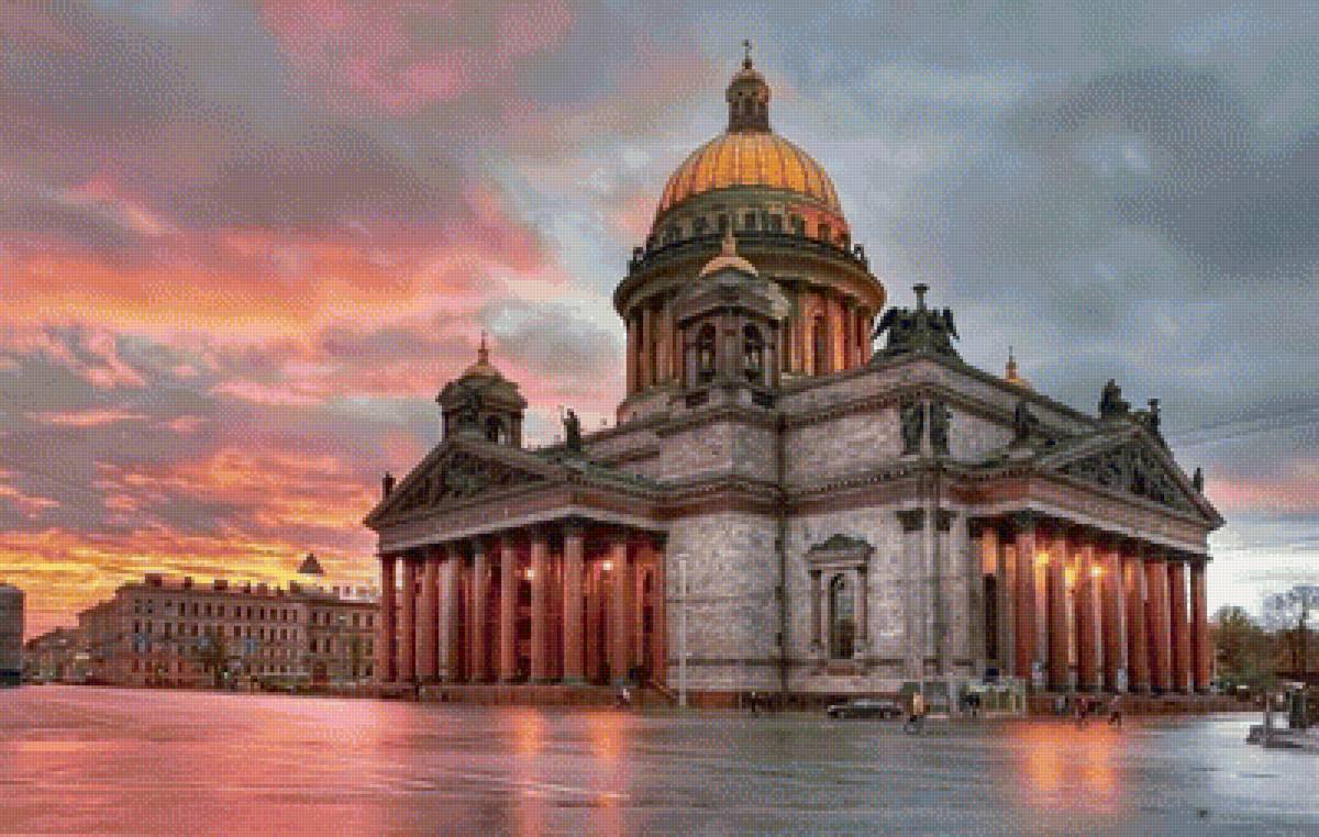Санкт-Петербург - картина, город, санкт-петербург, пейзаж - предпросмотр