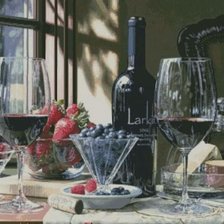 Схема вышивки «ღვინო»
