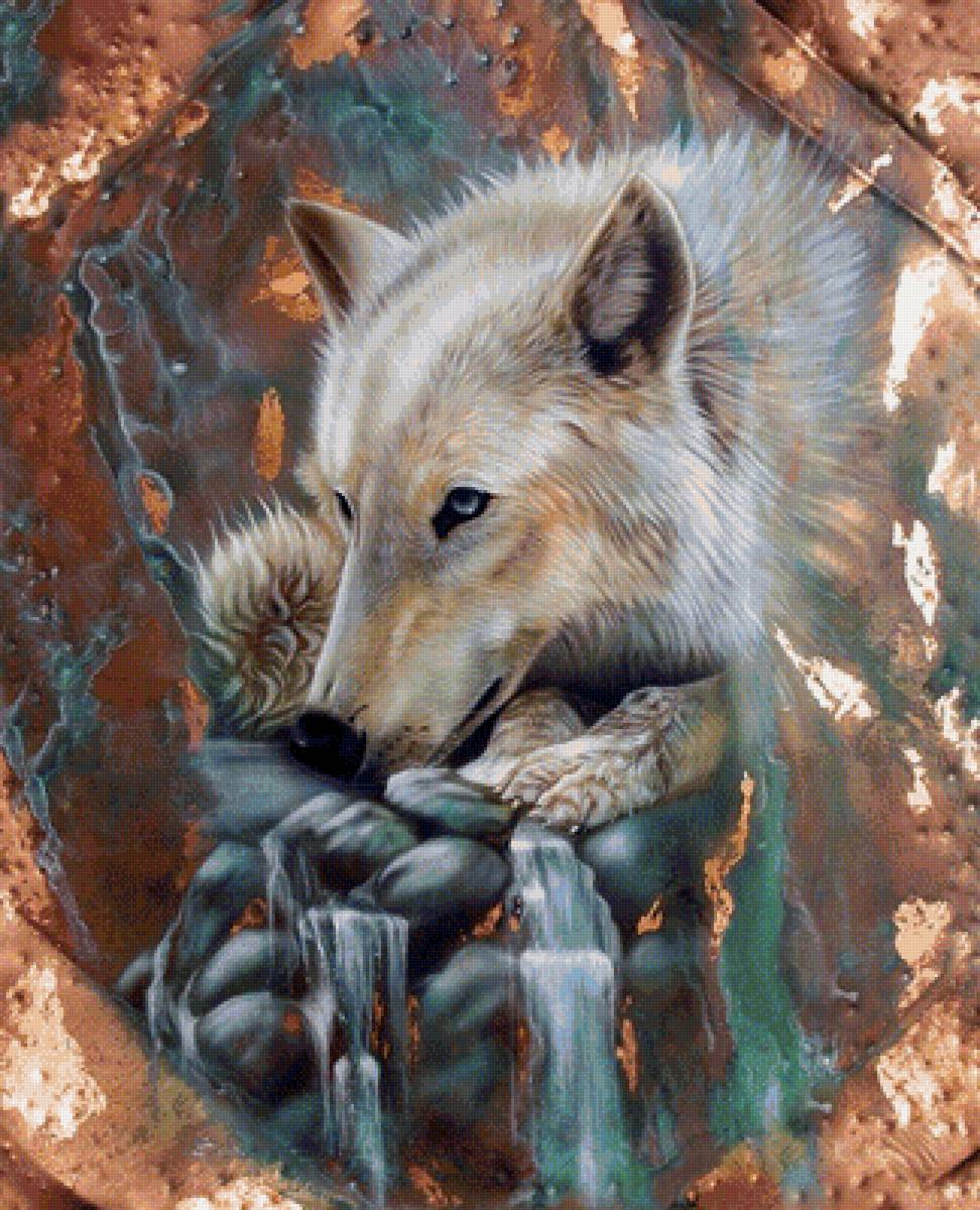Волк - волк, рисунок, животные - предпросмотр