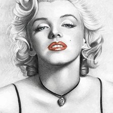 Оригинал схемы вышивки «Marilyn Monroe» (№1875900)