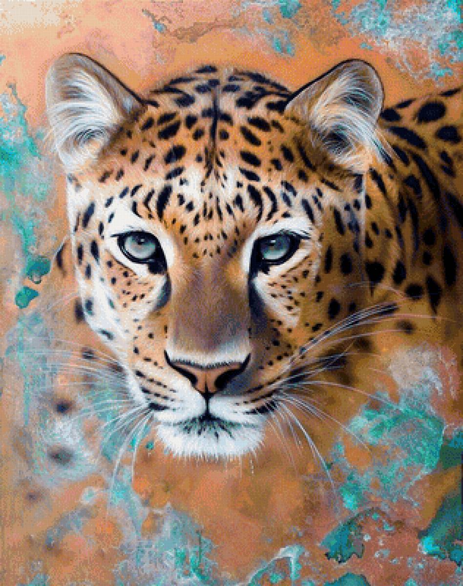 Леопард - животные, рисунок, леопард - предпросмотр