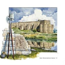 Оригинал схемы вышивки «Старая крепость. Худ.  С. Кроповинский» (№1888591)