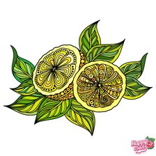 Оригинал схемы вышивки «Лимон» (№1891478)