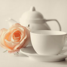 Оригинал схемы вышивки «чайная роза» (№1891680)
