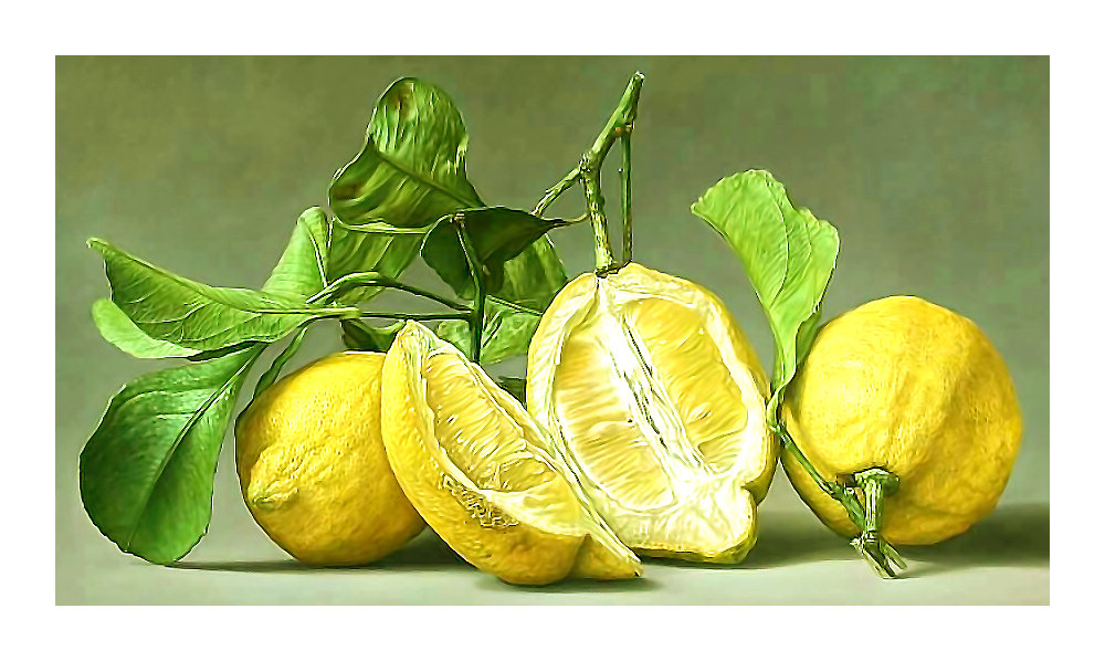 Серия "Фруктово-ягодная". Лимоны - лимоны, ягоды, фрукты - оригинал