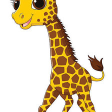 Оригинал схемы вышивки «маленький жираф» (№1899280)