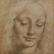 Леонардо да Винчи. Голова женщины