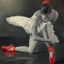 Оригинал схемы вышивки «Балерина» (№1900948)