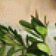 Предпросмотр схемы вышивки «Девочка с зелёной орхидеей» (№1907772)