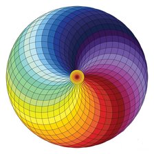 Схема вышивки «Цветной круг»
