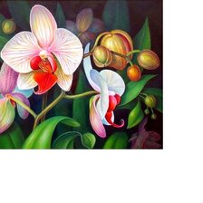 Орхидея /размер 290 х 215 крест/