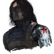 Схема вышивки «Winter Soldier»