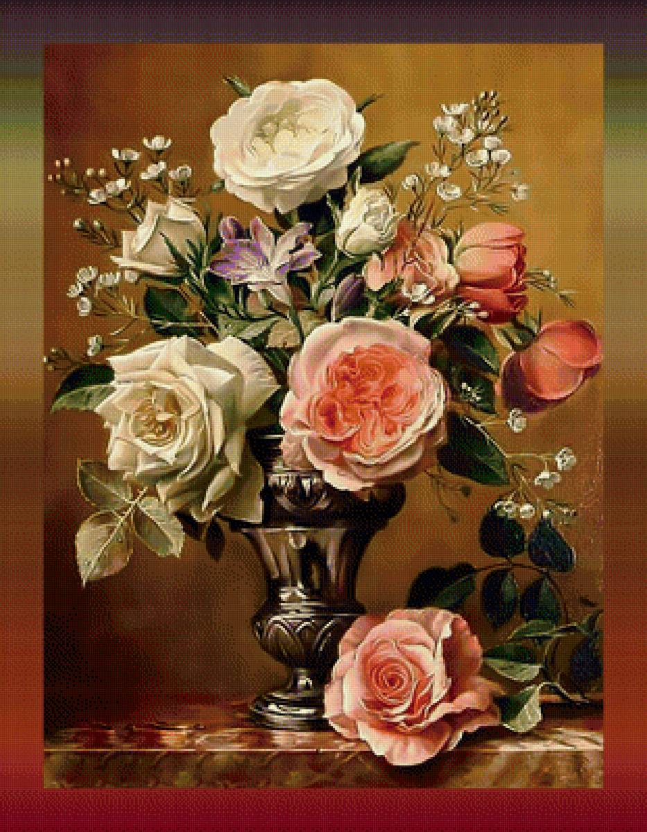 Букет роз - букет цветы розы - предпросмотр