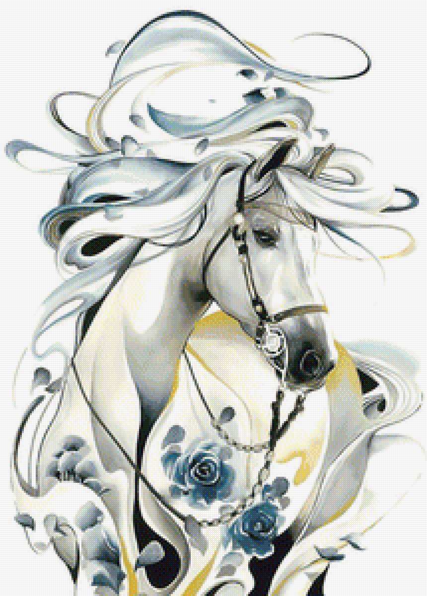 Белый конь - белый конь - предпросмотр