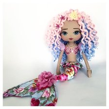 Схема вышивки «Upper Dhali Mermaid Doll»
