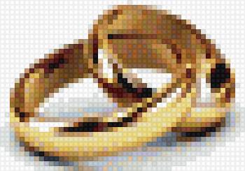 Кольцо - переплетение, кольцо, обручальное, переплетено - предпросмотр