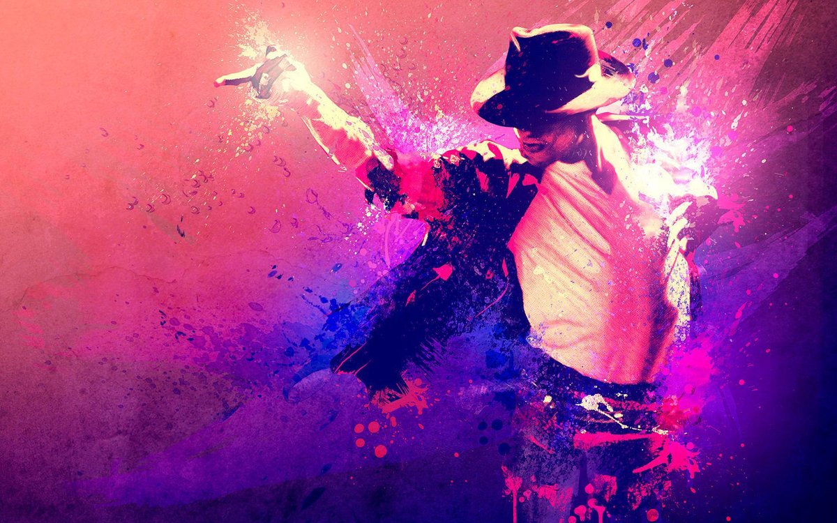 Майкл Джексон - майкл джексон, красота, краски, танец - оригинал