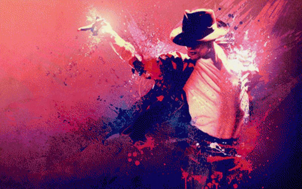 Майкл Джексон - майкл джексон, танец, краски, красота - предпросмотр