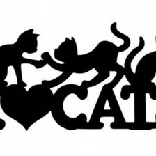 Оригинал схемы вышивки «Love cats» (№1929458)