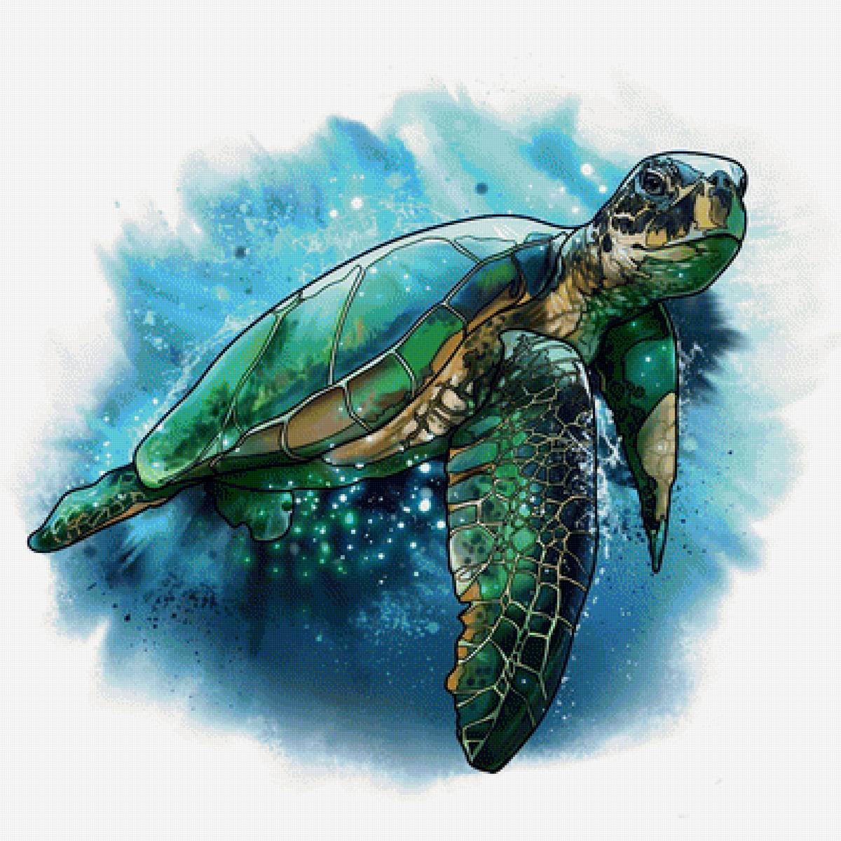Морская черепаха - предпросмотр