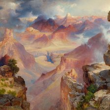 Схема вышивки «Grand Canyon.»