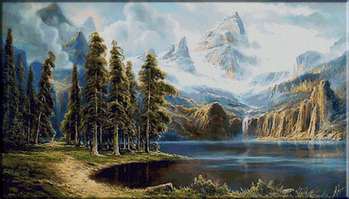 Mountain Landscape. - landscapes. - предпросмотр