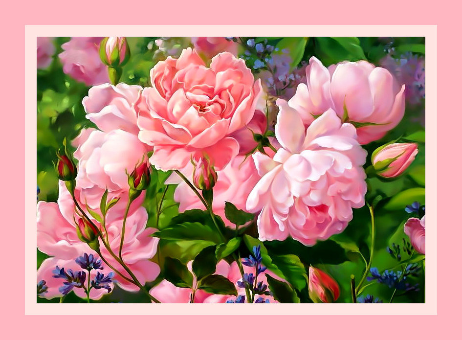 Розовые пионы2. - букет., цветы, пионы, розовый - оригинал