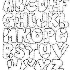 Схема вышивки «alfabeto toppe»