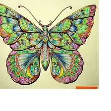 Оригинал схемы вышивки «бабочка» (№1943650)