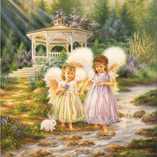 Ангели в градината