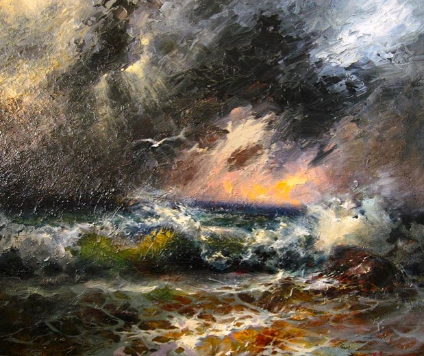Storm - пейзаж, природа, вода, by volodymyr klemazov - оригинал