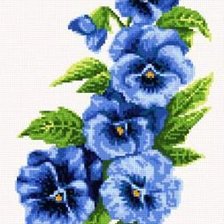 Оригинал схемы вышивки «цветы» (№1969986)