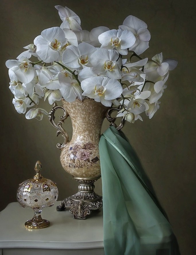 ОРХИДЕЯ - орхидея. натюрморт с цветами - оригинал
