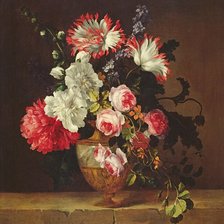 Схема вышивки «VASE OF FLOWERS»