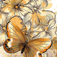 Схема вышивки «Серия "Бабочки". Панно»