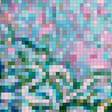 Предпросмотр схемы вышивки «Сиреневый пейзаж импрессионизм, триптих» (№1975726)