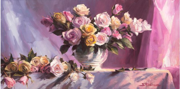 RHAPSODY OF ROSES - розы, by steve henderson - оригинал