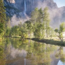 Схема вышивки «YOSEMITE FALLS»