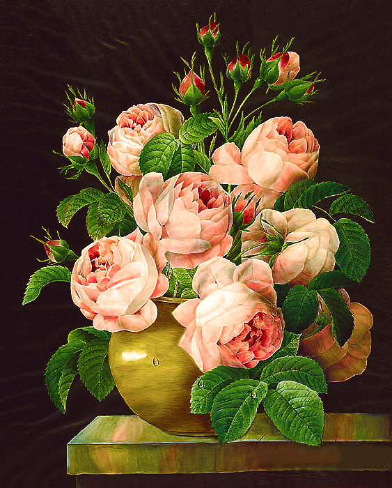 Серия "Букет". Розы - цветы, флора, букет, розы - оригинал