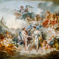 Схема вышивки «Marriage of Cupid and Psyche.»